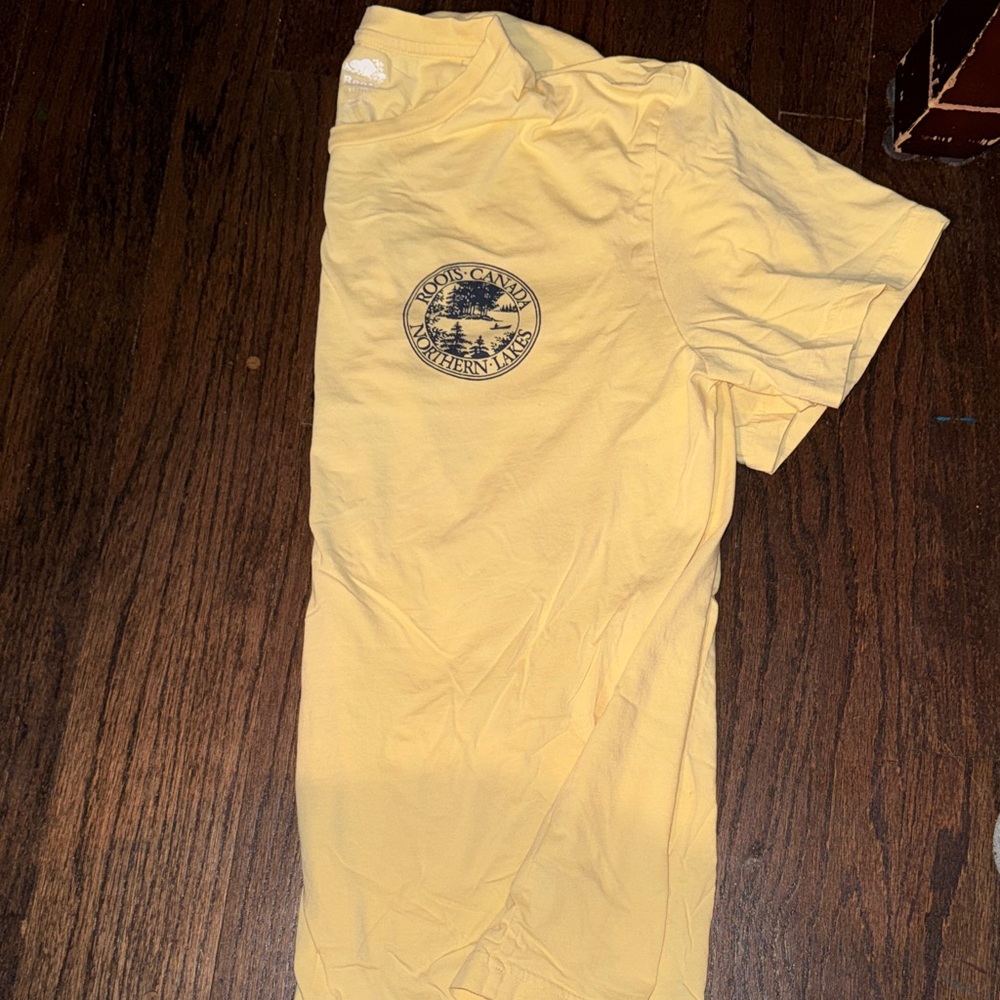 Roots Canada Yellow Graphic Tee - Picture 3 of 4